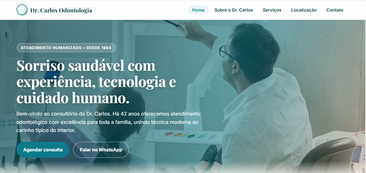 Site para Dentistas