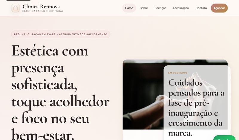 Site de Estética 3